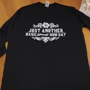 Black Long Sleeve Graphic Tee